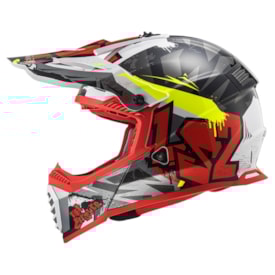 Segunda imagem do produto Capacete Ls2 Fast Evo Mx437 Crusher Vermelho
