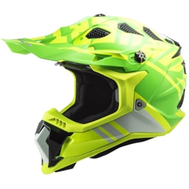 Capacete Ls2 Mx700 Subverter Evo Gammax Verde Amarelo