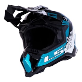 Capacete Ls2 Mx700 Subverter Evo Max Preto Azul