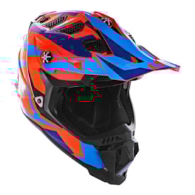 Segunda imagem do produto Capacete Ls2 Mx700 Subverter Evo Nimble Azul Laranja