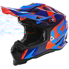 Capacete Ls2 Mx700 Subverter Evo Nimble Azul Laranja
