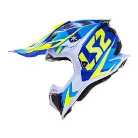 Segunda imagem do produto Capacete Ls2 Mx700 Subverter Evo Nimble Branco Azul