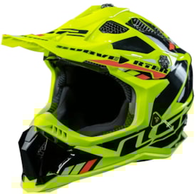 Capacete Ls2 Mx700 Subverter Evo Stomp Amarelo Preto
