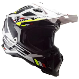 Segunda imagem do produto Capacete Ls2 Mx700 Subverter Evo Stomp Preto Branco