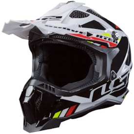 Capacete Ls2 Mx700 Subverter Evo Stomp Preto Branco