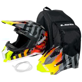 Segunda imagem do produto Capacete Ls2 X-Force C Mx703 Barrier Amarelo