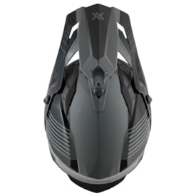 Segunda imagem do produto Capacete Mattos Racing Atomic Preto Cinza