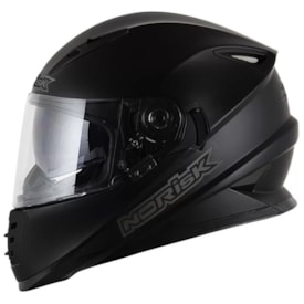 Capacete Norisk Ff302 Monocolor Preto Fosco