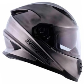 Segunda imagem do produto Capacete Norisk Ff302 Soul Iron Chrome Cinza