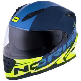 Capacete Norisk Ff302 Soul Manty Azul Amarelo