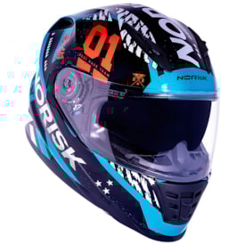 Segunda imagem do produto Capacete Norisk Ff302 Soul Tokyo Preto Branco