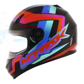 Capacete Norisk Razor Void Preto Laranja