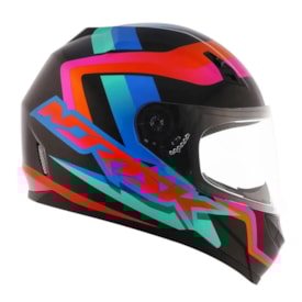 Segunda imagem do produto Capacete Norisk Razor Void Preto Laranja