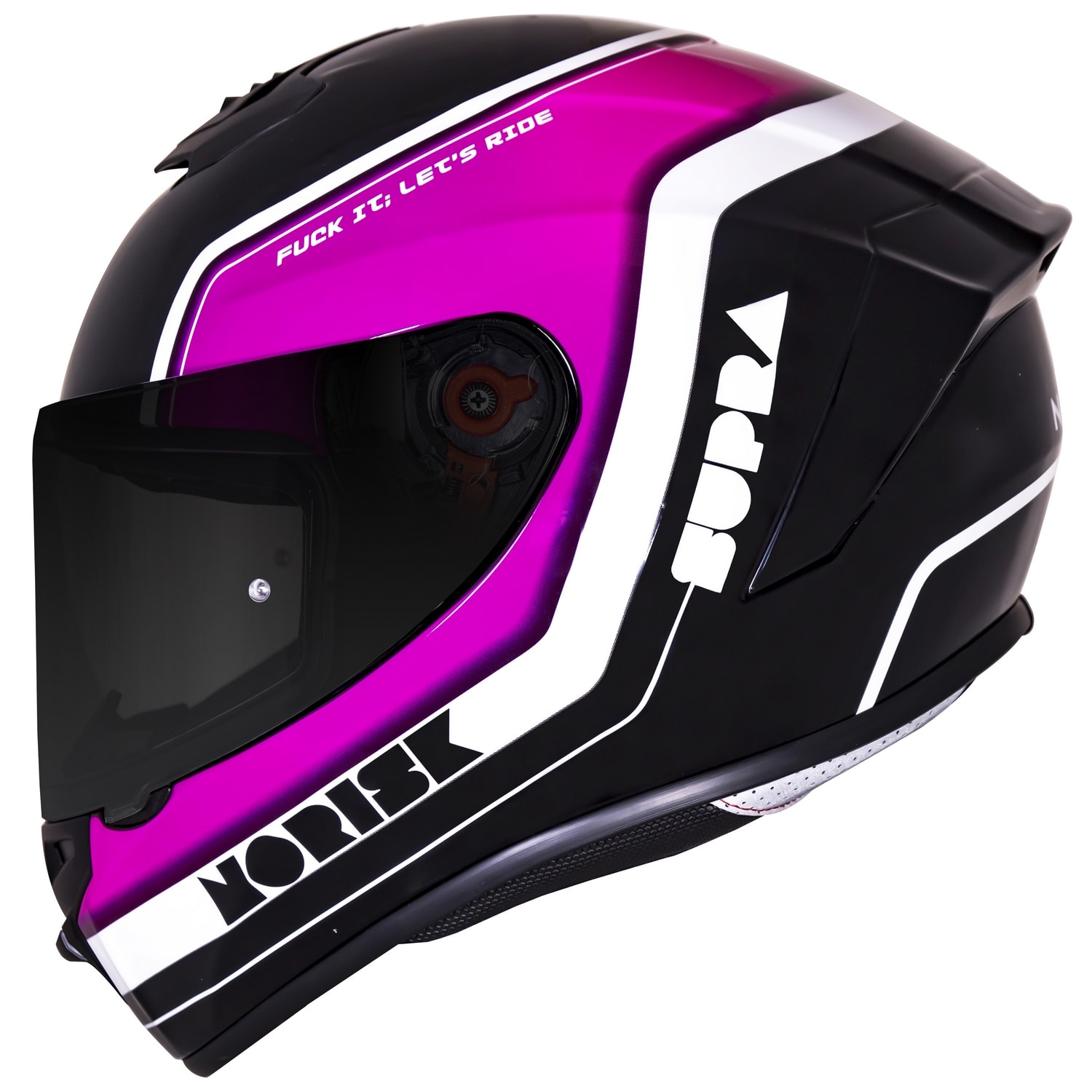 Capacete Norisk Supra Ace Preto Rosa