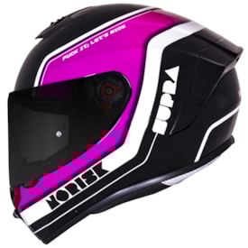 Segunda imagem do produto Capacete Norisk Supra Ace Preto Rosa