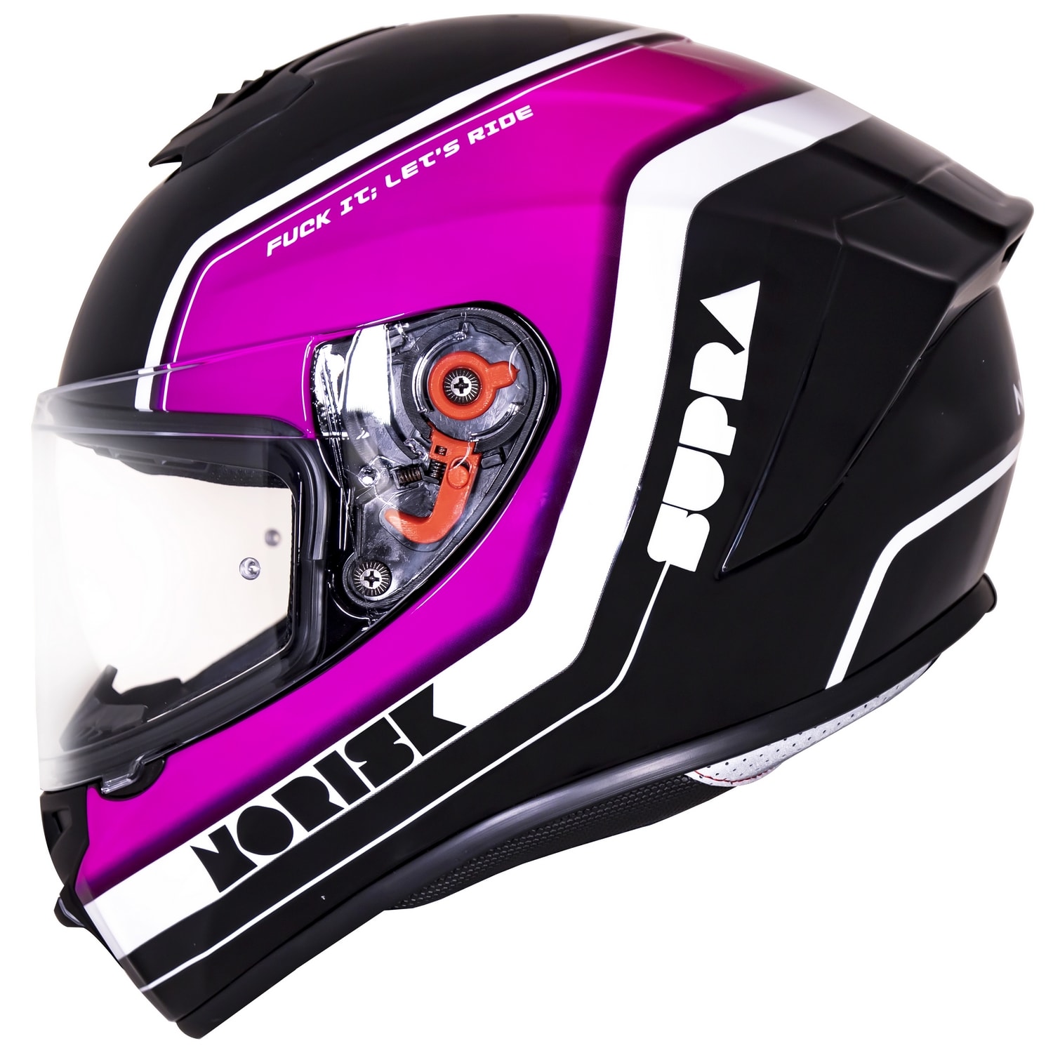 Capacete Norisk Supra Ace Preto Rosa
