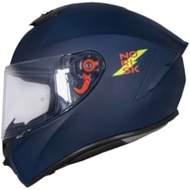 Capacete Norisk Supra Monocolor Azul Fosco