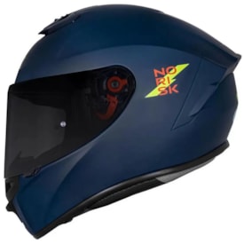 Segunda imagem do produto Capacete Norisk Supra Monocolor Azul Fosco