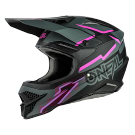 Capacete Oneal 3s 2.0 Voltage Preto Rosa