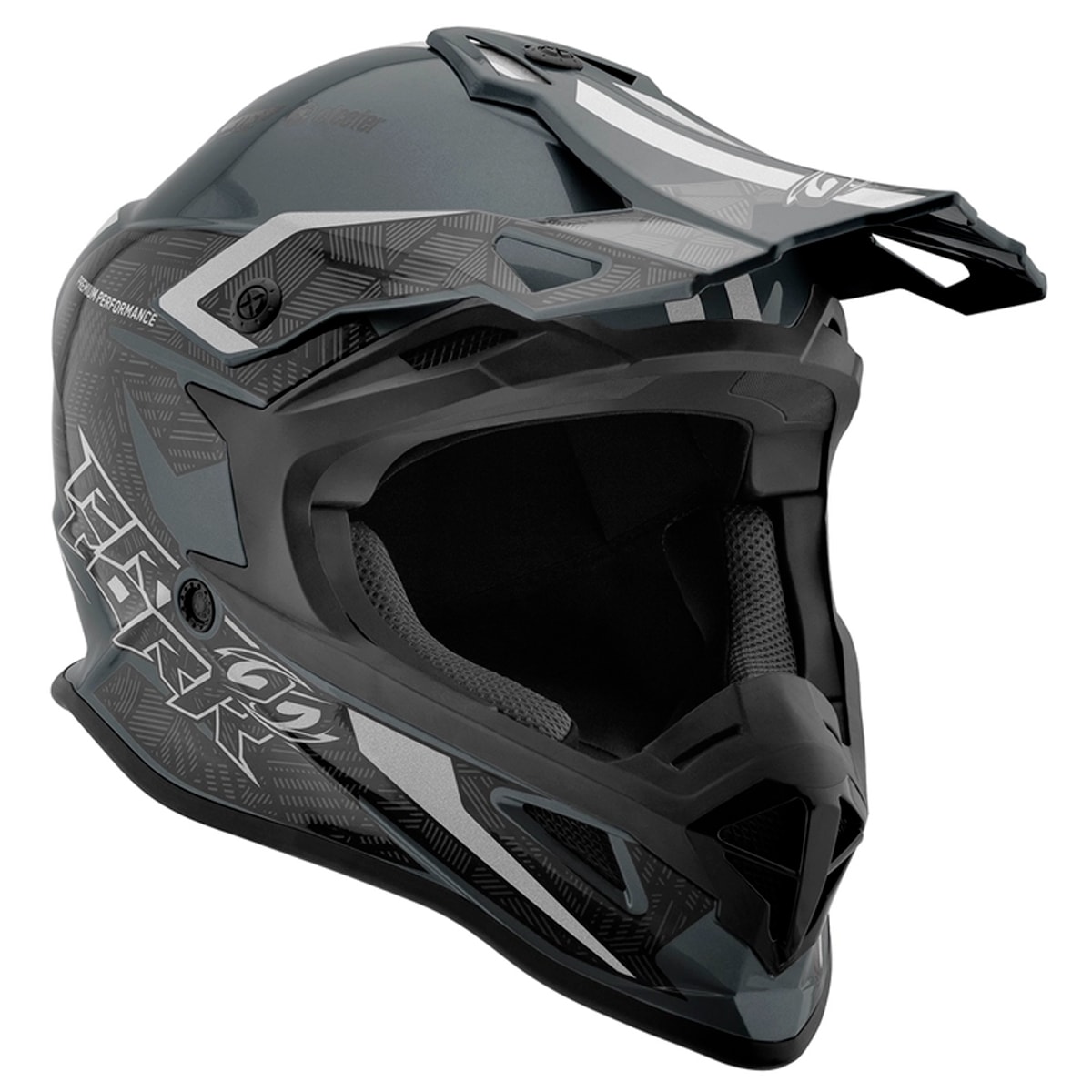 Capacete Protork Fast Brave Cinza