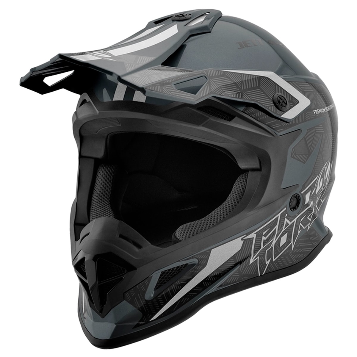 Segunda imagem do produto Capacete Protork Fast Brave Cinza