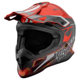 Segunda imagem do produto Capacete Protork Fast Brave Vermelho
