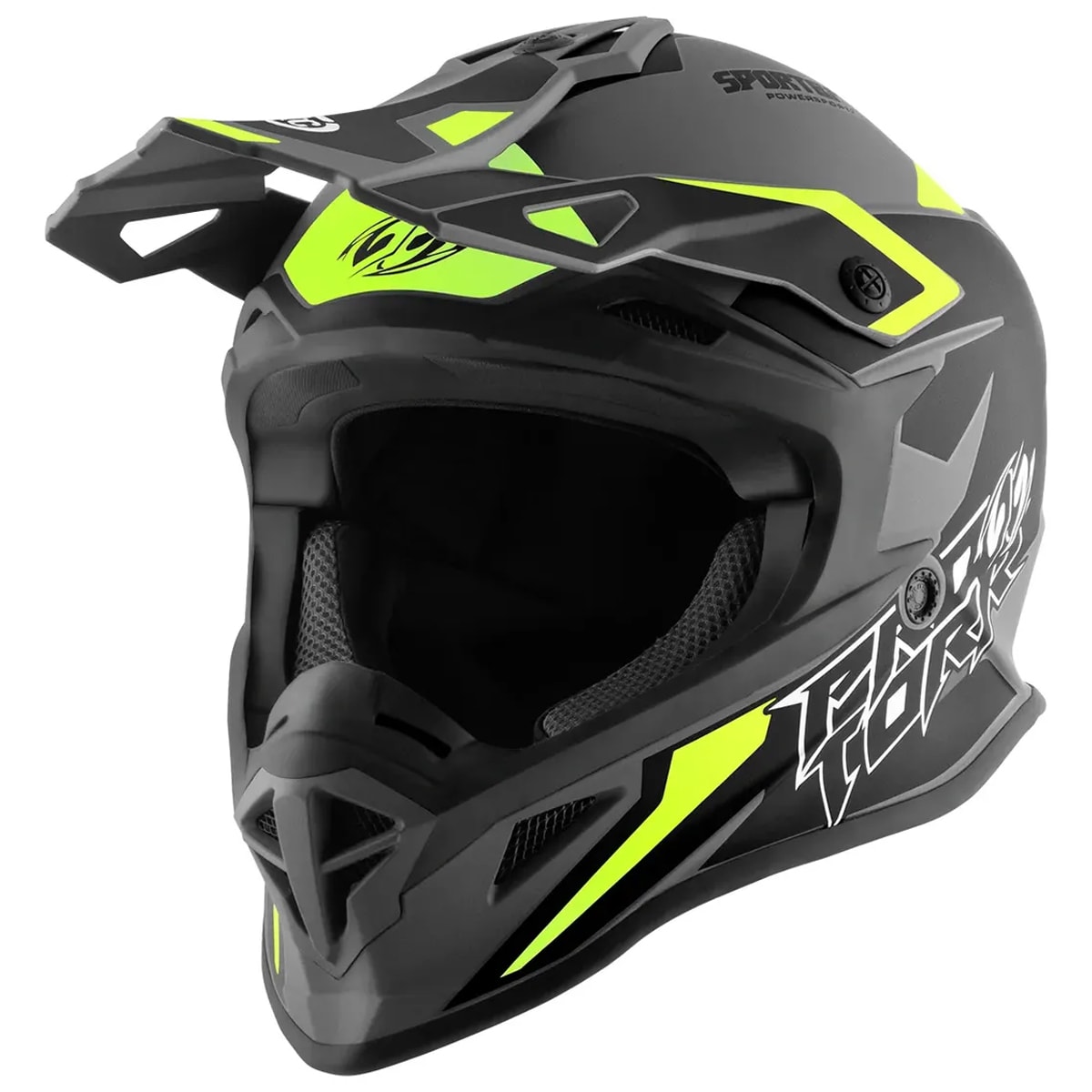 Segunda imagem do produto Capacete Protork Fast Hero 26 Amarelo Neon