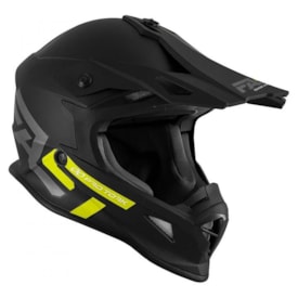 Capacete Protork Fast Solid Preto Amarelo