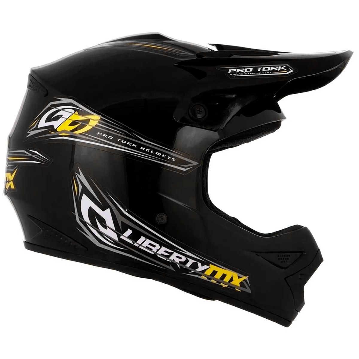 Capacete Protork Trilha Liberty Mx Preto
