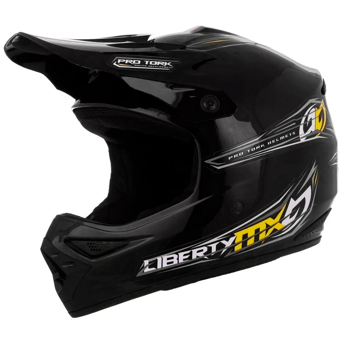 Capacete Protork Trilha Liberty Mx Preto
