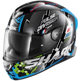 Capacete Shark D-Skwal 2 Noxxys Kbg Preto Azul