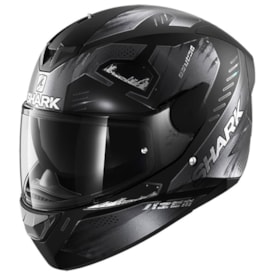 Capacete Shark D-Skwal 2 Venger Mat Kaa Preto