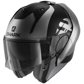 Segunda imagem do produto Capacete Shark Evo Es Kedje Cinza Preto