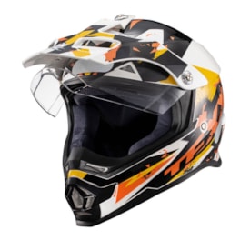 Capacete Texx Carcara Grow Laranja