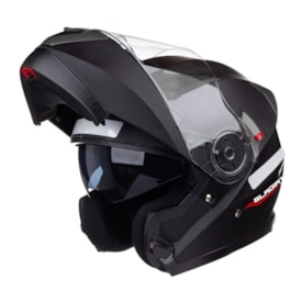 Segunda imagem do produto Capacete Texx Gladiator Escamoteável Preto