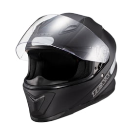 Segunda imagem do produto Capacete Texx Hawk 2 Preto