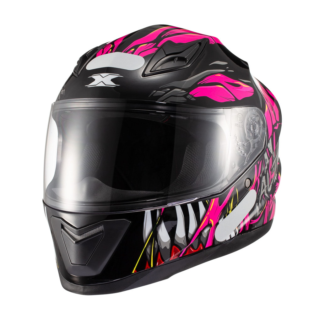 Capacete Texx Hawk Alien Rosa