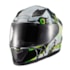 Capacete Texx Hawk Scream Verde Azul