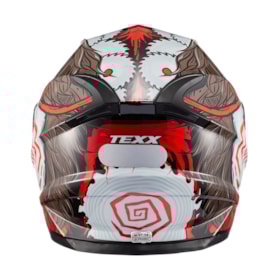 Segunda imagem do produto Capacete Texx Hawk Scream Vermelho