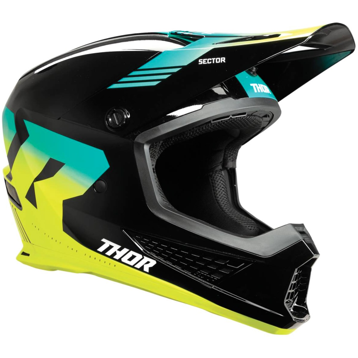 Capacete Thor Sector 2 Carve Preto Fluor