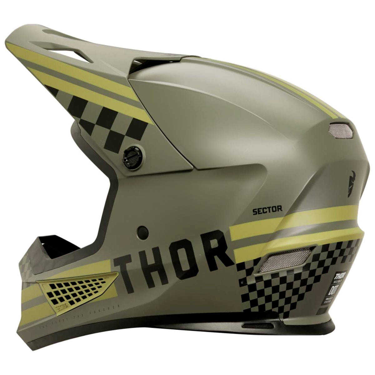 Segunda imagem do produto Capacete Thor Sector 2 Combat Verde Militar