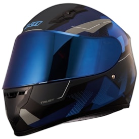 Capacete X11 Trust Pro Transit Azul