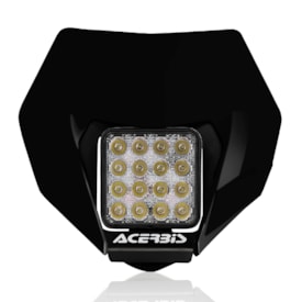 Carenagem de Farol Universal Acerbis Vsl Fit All Preto