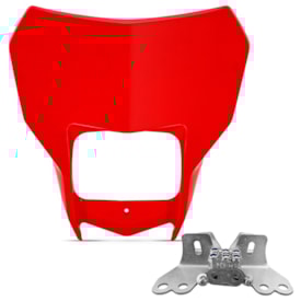 Carenagem do Farol Crf 250f - Adaptável Crf 230 Cwp Vermelho