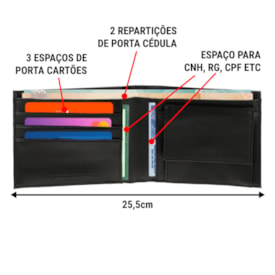 Segunda imagem do produto Carteira Alpinestars Ageless Leather Preto