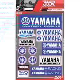 Cartela De Adesivo 366r Yamaha