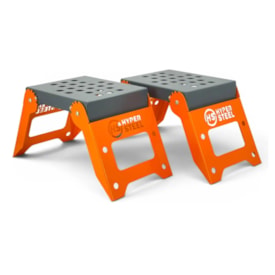 Segunda imagem do produto Cavalete Apoio de Largada Hyper Steel Laranja