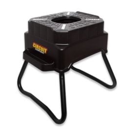 Cavalete Circuit Cubic Banco Plástico Preto Branco