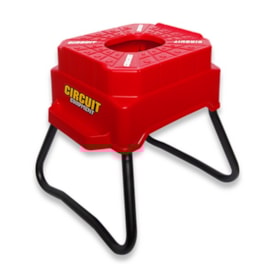 Cavalete Circuit Cubic Banco Plástico Vermelho Branco