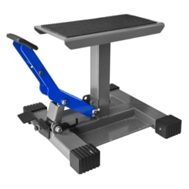 Segunda imagem do produto Cavalete Elevamoto Hyper Steel Cinza Azul